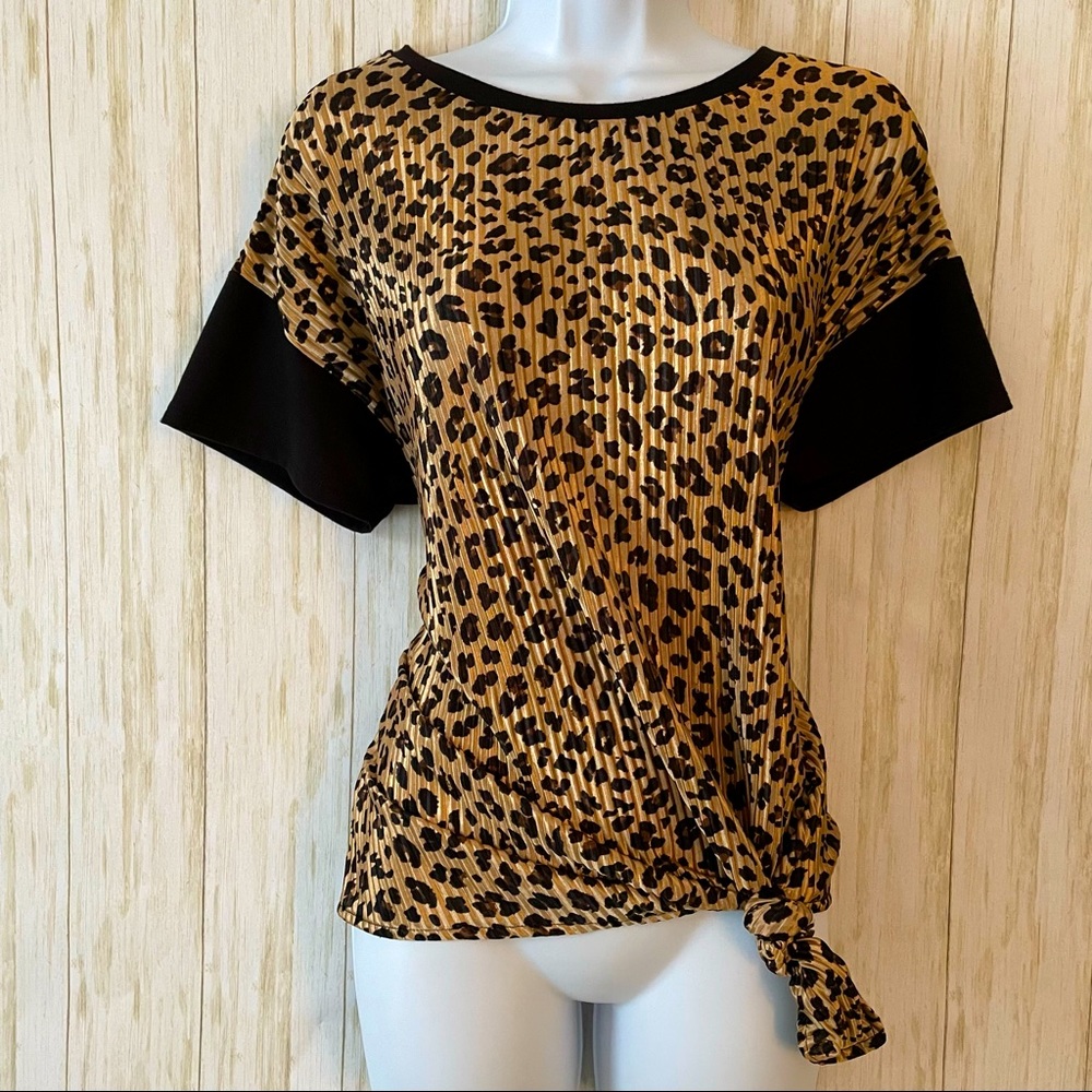 Croft & Barrow Knit & Satin Top